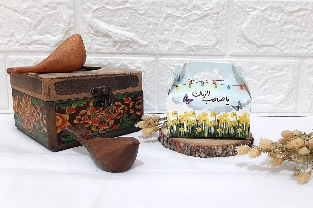 جعبه شکلات طرح های امام زمان (بسته 50 عددی ) 