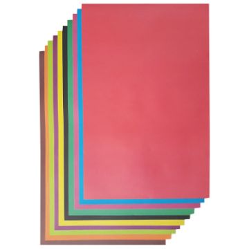 تصویر  مقوای رنگی A4/ بسته 20 عددی